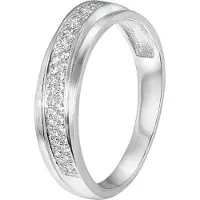 Lucardi Bague argent / transparent