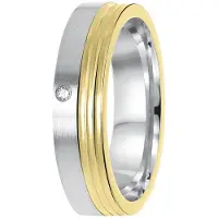 Lucardi Bague or / argent / transparent