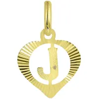 Lucardi Pendentif 'Buchstabe' or