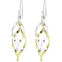 Lucardi Boucles d'oreilles or / argent