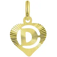 Lucardi Pendentif 'Buchstabe' or