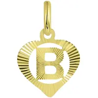 Lucardi Pendentif 'Buchstabe' or