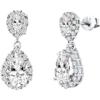 Lucardi Boucles d'oreilles argent