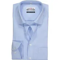 MARVELIS Comfort Fit Chemise bleu, Unicolore