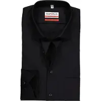MARVELIS Homme Marvelis Modern Fit Chemise noir, Unicolore