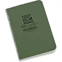 Rite in the rain Mini Stapled Notebook 3 Pack, vert
