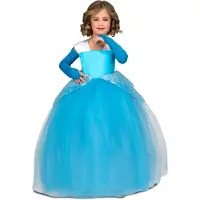 MOM Princess Tutú Girl Costume Bleu 7-9 Years Enfants