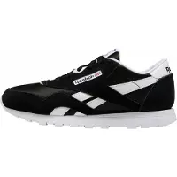 Reebok Baskets classiques en nylon Garçon Juniors Noir/Noir/Blanc