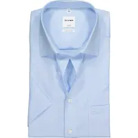 Olymp Homme OLYMP Luxor Comfort Fit Chemise bleu, Unicolore