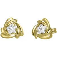 Lucardi Boucles d'oreilles 'Klassisch' or