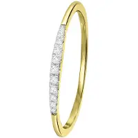 Lucardi Bague or / transparent