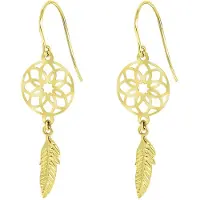 Lucardi Boucles d'oreilles 'Klassisch' or