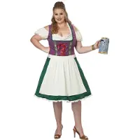 California Costumes Déguisement Bavaroise Femme - Multicolore - XL (44/46)