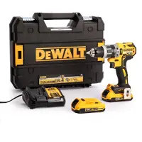 DeWalt DCD796D2-QW Kit Perceuse-visseuse À Percussion 18 V Li-ion XR (2 Batteries De 2,0 Ah) Dans Un Coffret TSTAK - Sans Balais