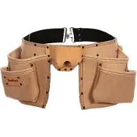 Toolpack Ceinture à outils industrielle Cuir nubuck