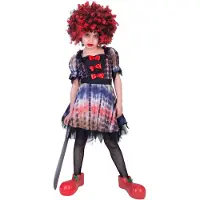 Espa Déguisement Clown Effrayant Fille - 6-8 Ans (116 cm)