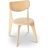 Tom Dixon Slab Chaise de Salle à Manger Natural | Oak