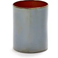 Serax Vase Serax Terres De Rêves Interior By Anita Le Gre Smoky Blue 12,5 x 12,5 x 16,5 cm