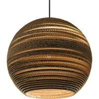 Graypants Scraplight Moon Suspension Natural | Moon 18 (Ø 45 cm)