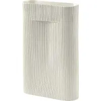 Muuto Ridge Vase Off white | H: 48.5 cm