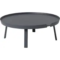 Muuto Around Coffee Table Table Basse Anthracite | Extra Large