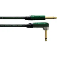 Cordial Cable Guitare Jack Droit /Coudé 3 M Vert