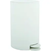 MSV : Poubelle cosmétique Osaki, poubelle à pédale, poubelle - 3 litres - avec seau intérieur amovible - Blanche