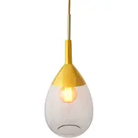 Ebb & Flow Lute Suspension Clear | Gold | Ø: 22 cm E27