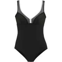 LASCANA Maillot de bain noir / blanc