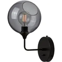 Design By Us Applique Murale , Ballroom Short, dimmable, Gris, Salon / séjour, Verre, Design
