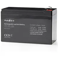 Nedis Batterie plomb-acide rechargeable | Plomb-acide | Rechargeable | 12 V | 7200 mAh