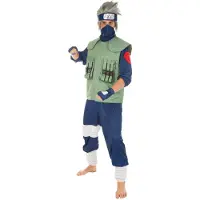 Chaks Déguisement Kakashi Adulte Licence Officielle Naruto - Bleu - XL