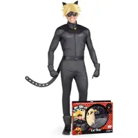 MOM Cat Noir Costume Noir S Enfants