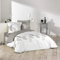 Douceur d'intérieur Parure 3 Pièces (260 x 240 cm) Goyave, 100% Coton