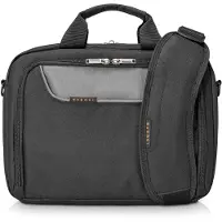 Everki Advance Sacoche pour ordinateur portable jusqu'à 18,4 pouces (47 cm) avec compartiments séparés pour accessoires / Fermetures éclair auto-cicatrisantes / Capacité 24 l, Noir