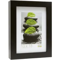 Deknudt Cadres Photo, Bois, Noir, 13 x18 cm