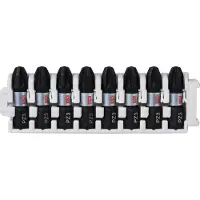 Bosch Packs d'embouts Impact 25mm, PZ3, 8 pièces - 2608522378