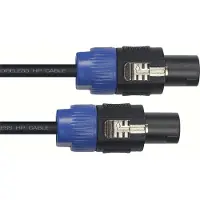 Yellow cable Cordon HP Speakon Speakon 20 M