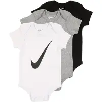 Nike Kids Barboteuse / body gris chiné / noir / blanc