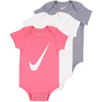 Nike Kids Barboteuse / body gris / rose / blanc