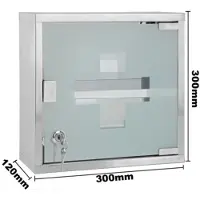 Monzana Armoire à pharmacie Deuba premier secours avec clé petite