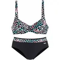 Venice beach Bikini turquoise / rouge / noir / blanc
