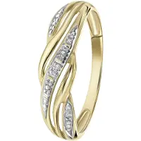 Lucardi Bague or / transparent