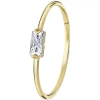 Lucardi Bague or / transparent
