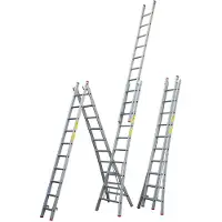 Little Jumbo 1250300209 Reformladder uitgebogen - 2x9 Sporten - 4 x 2,5m (Échelle multifonction, 250 cm)