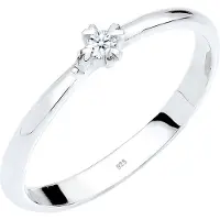 Elli DIAMONDS Bague argent / blanc