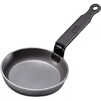 De Buyer Poêle À Blinis En Tôle Blanche - D: 12 Cm