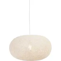 QAZQA Suspension rustique blanche 50 cm - Corda Flat