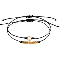 Elli Bracelet or / noir