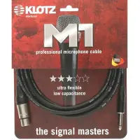 Klotz M1FP1K0200 câble micro XLR femelle 3 broches - jack 6,35 mm mâle 2 mètres